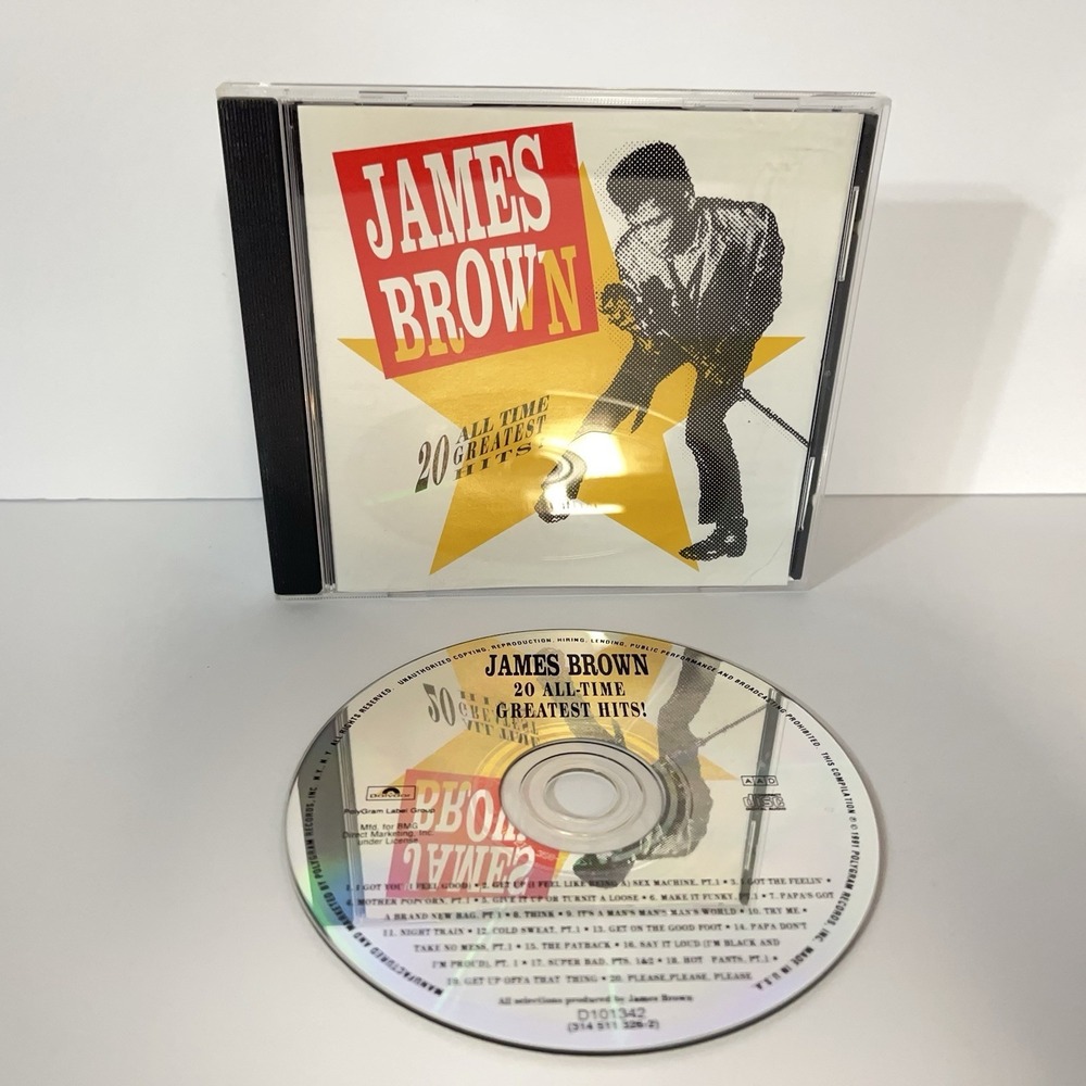 James Brown - 20 All Time Greatest Hits CD, Polydor Records, VG+